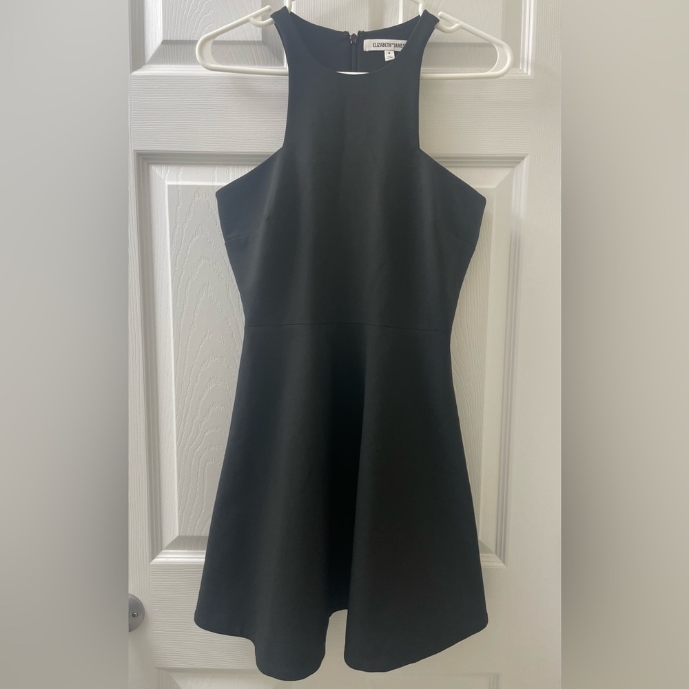 Elizabeth and James Clarissa skater black dress